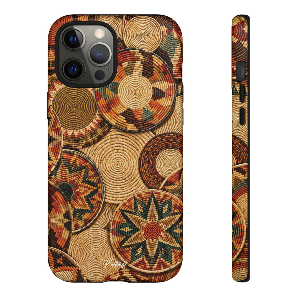 Bohemian Woven Basket Pattern Tough Case