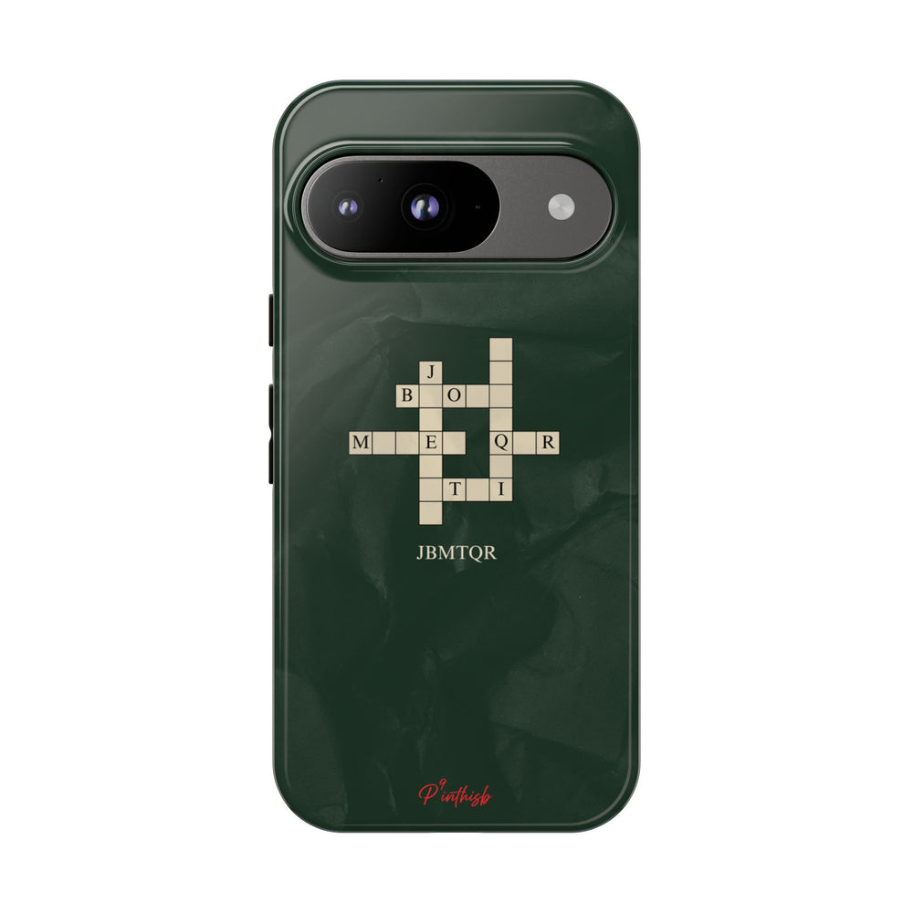 "JBMTQR crossword" Tough Phone Case