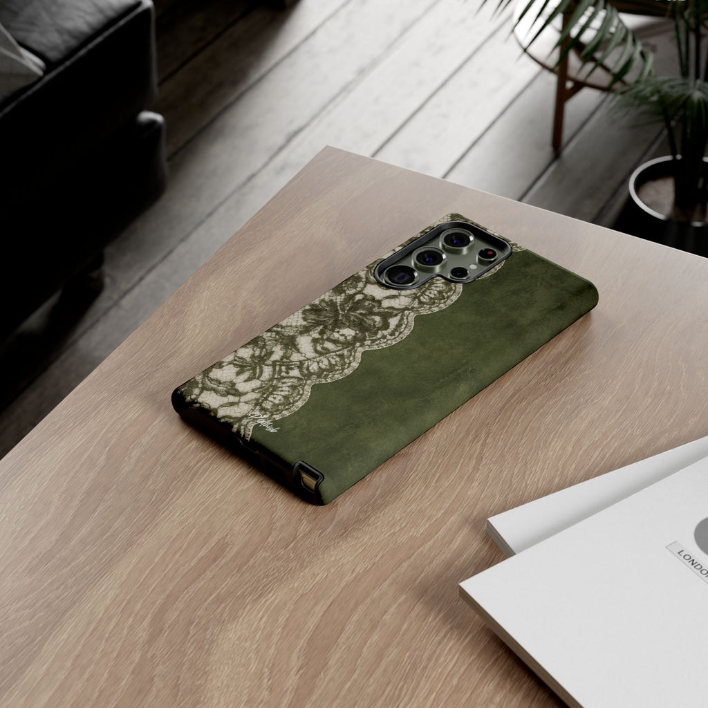Olive Lace Tough Case