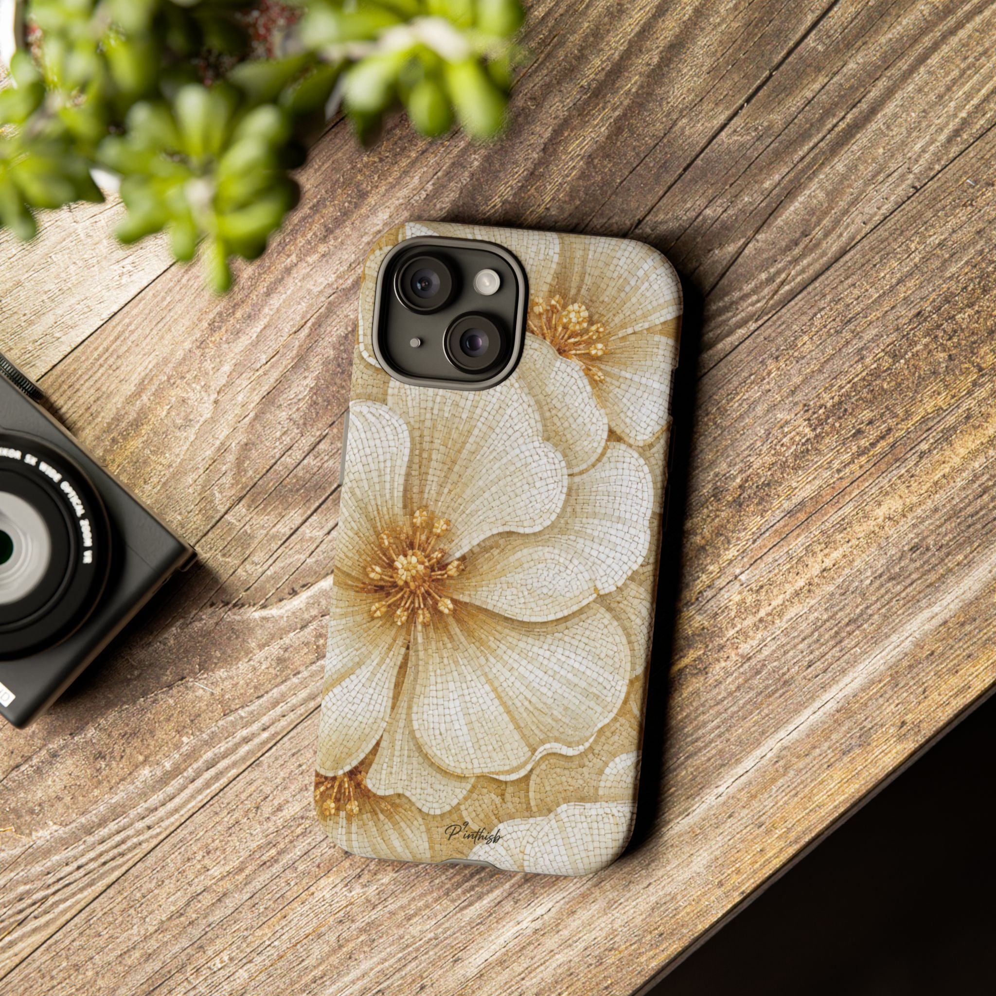 Floral Gold Bloom Tough Case