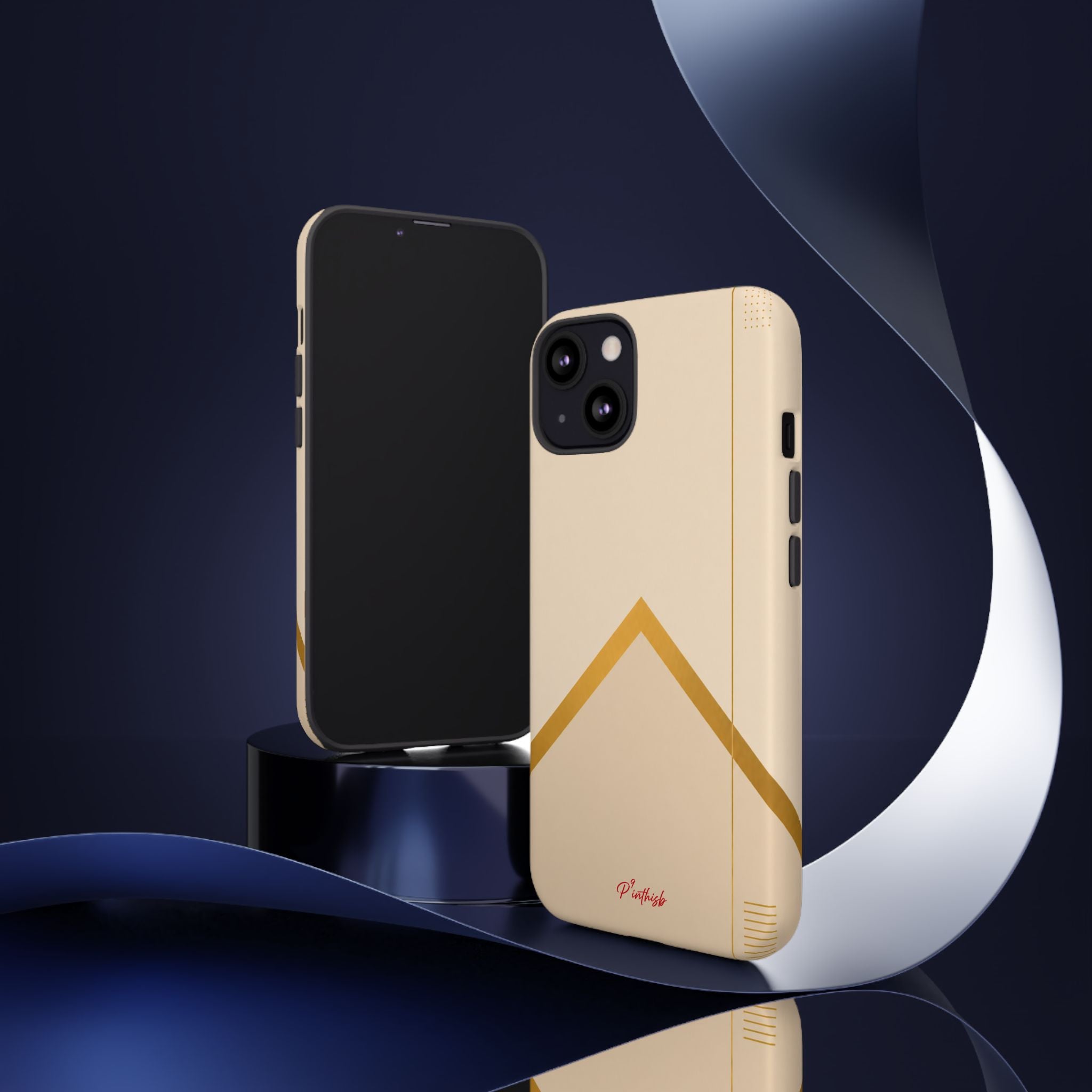 Gold Malboro Inspired Tough Phone Case