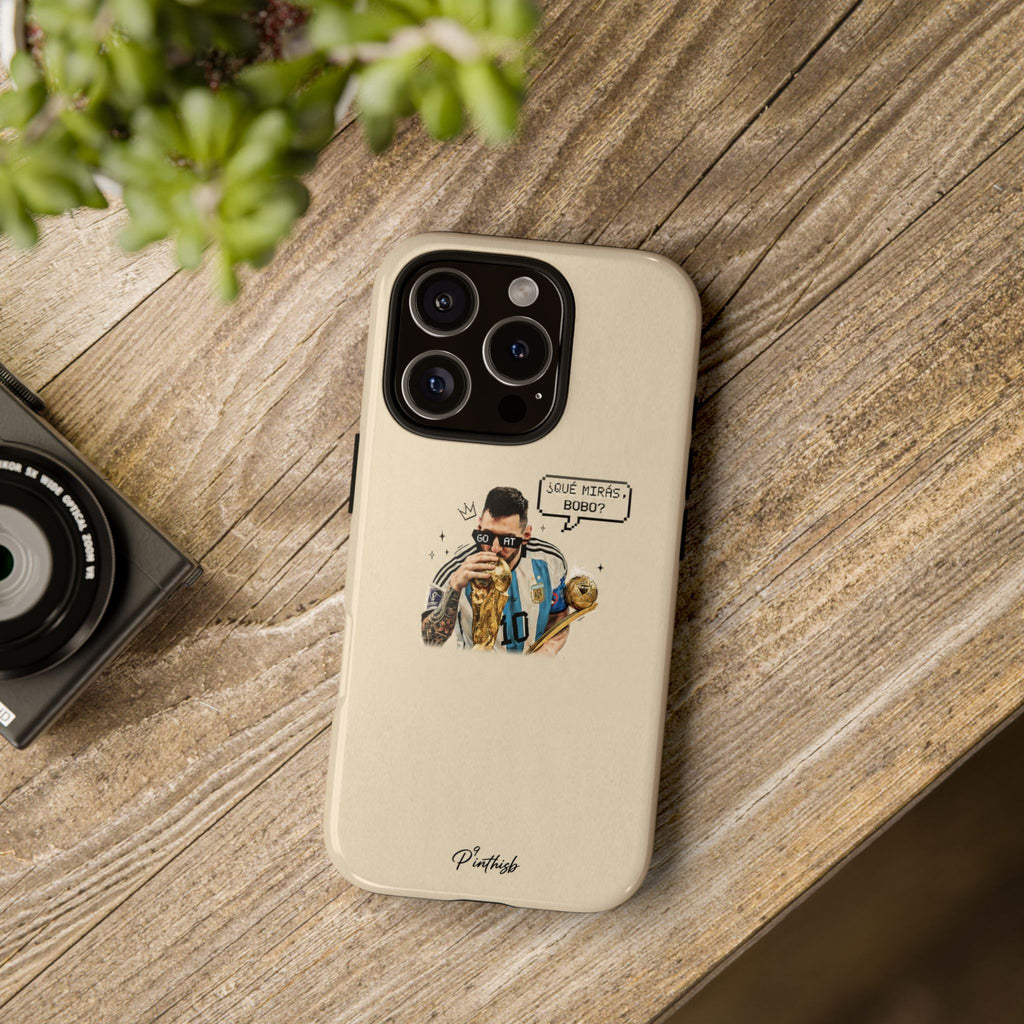 "G.O.A.T" Messi Tough Phone Case
