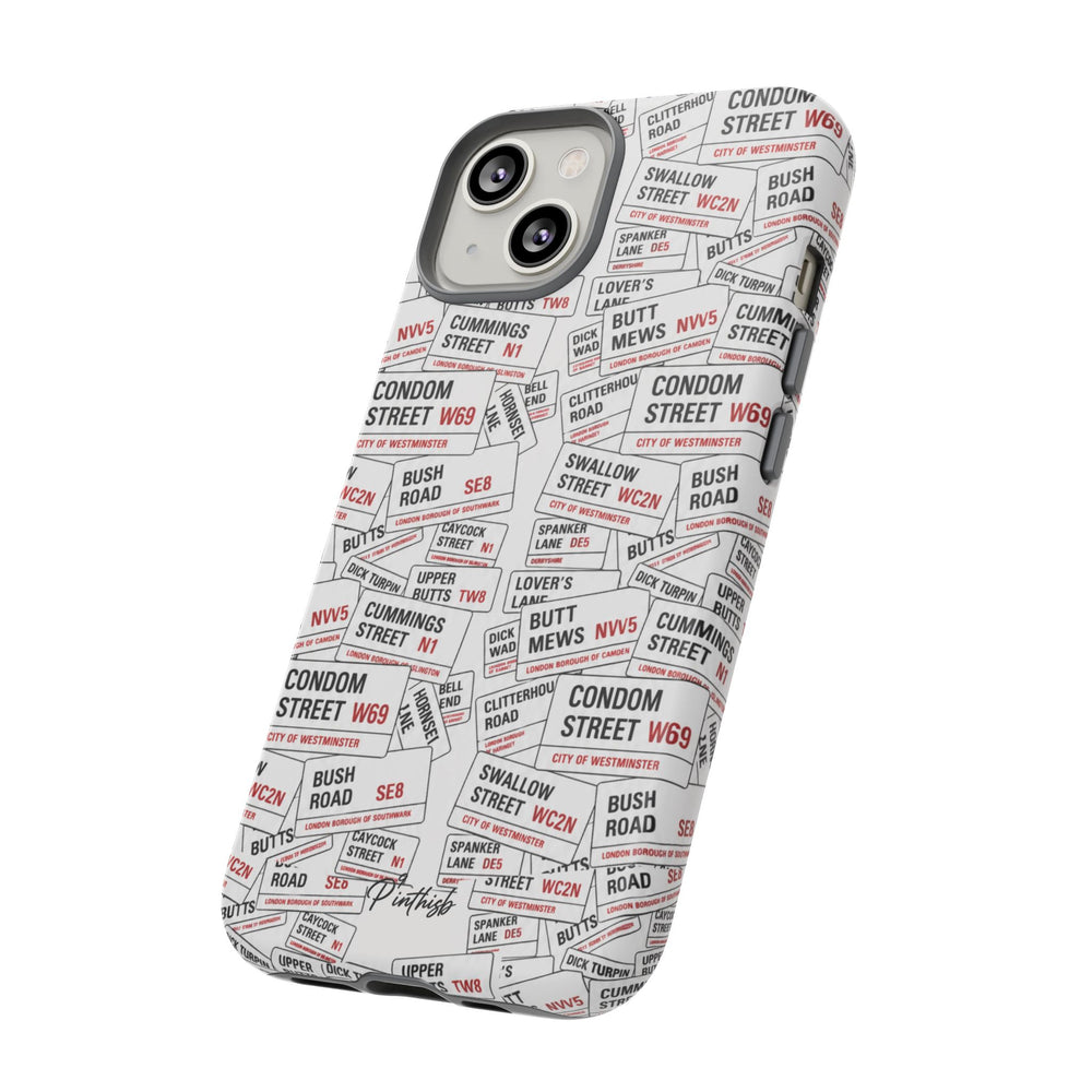 Cheeky London Street Signs Phone Case
