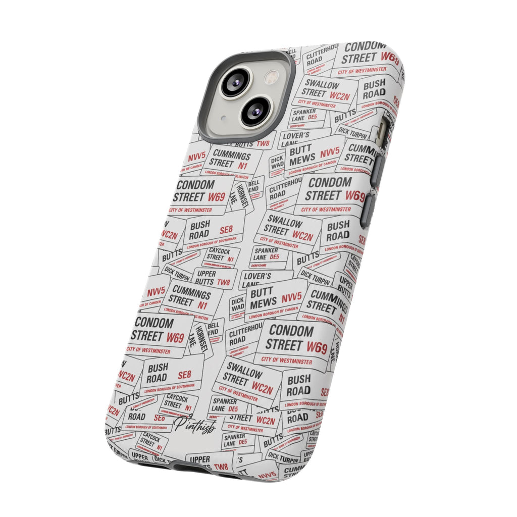 Cheeky London Street Signs Phone Case