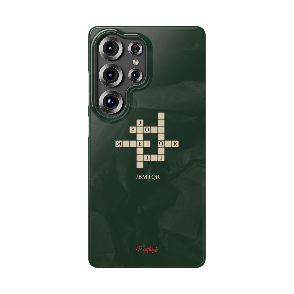 "JBMTQR crossword" Snap Phone Case