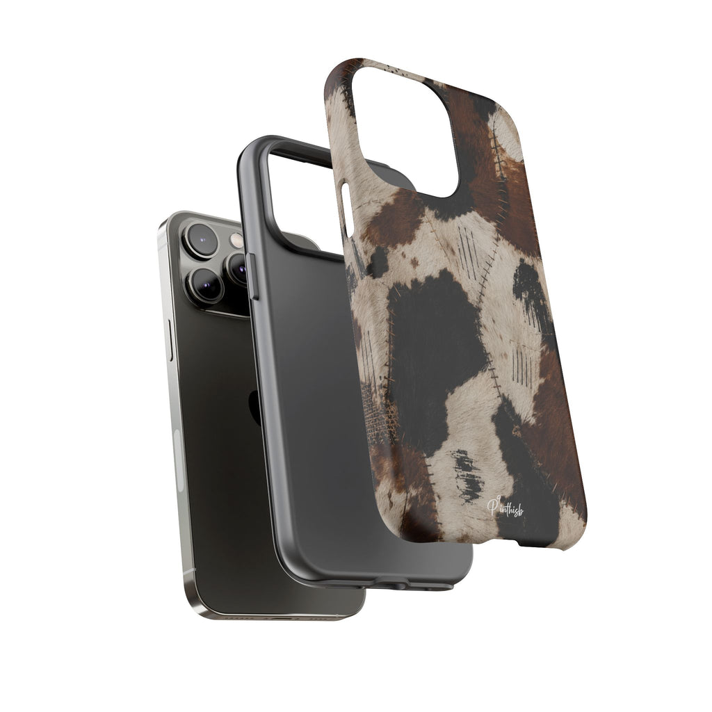 Brown & Black Animal Print Tough Case
