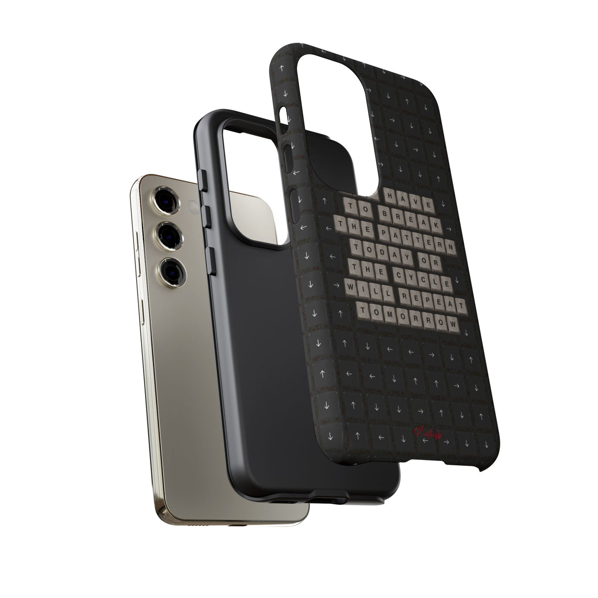 "Break the pattern" Keyboard Tough Case