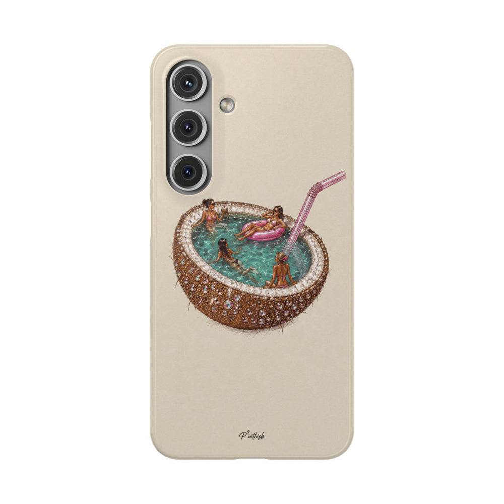Coconut Pool Snap Phone Case