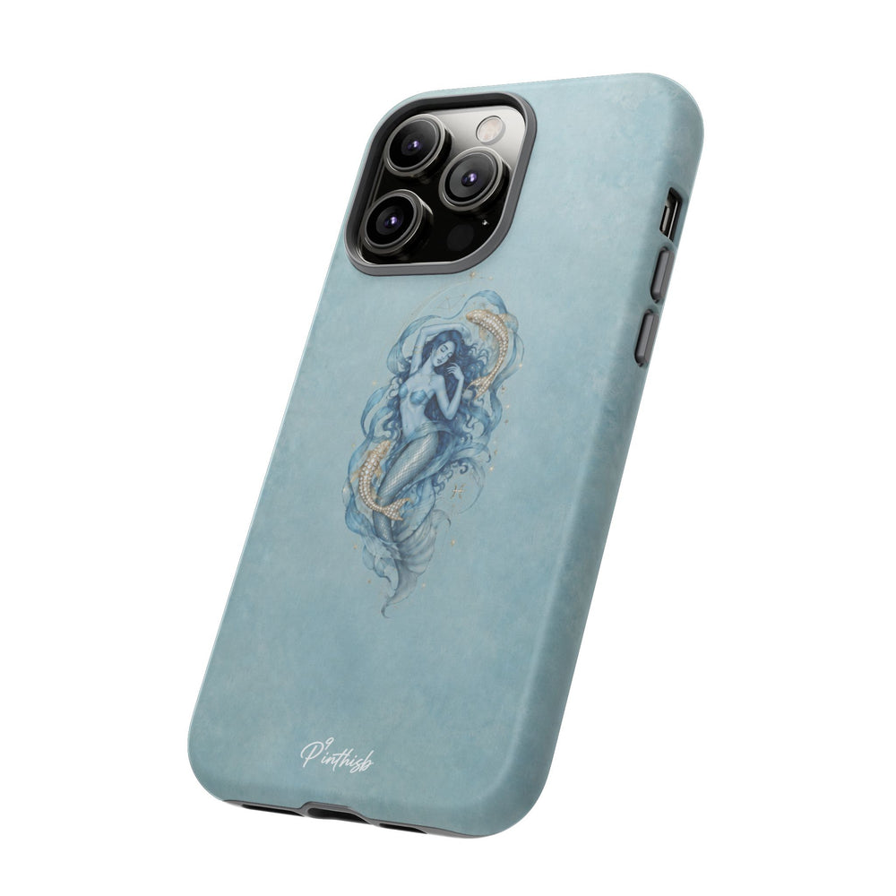 Pisces Zodiac Glitter Phone Case