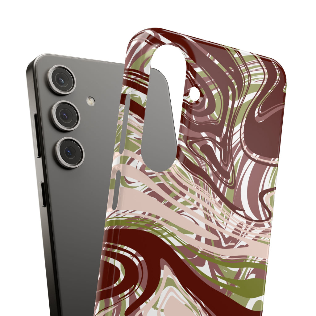 Abstract Marbled Snap Phone Case