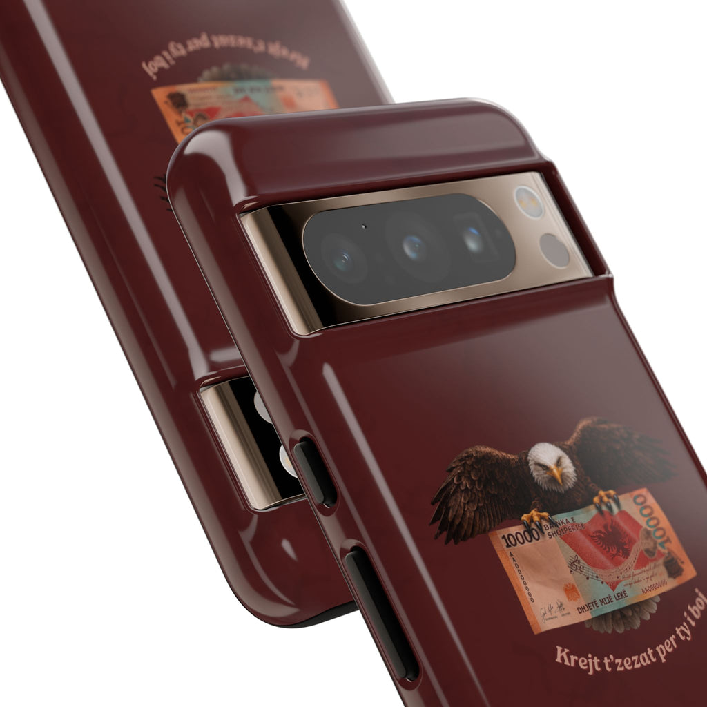 "Krejt t'zezat për ty i boj" Albanian Tough Phone Case