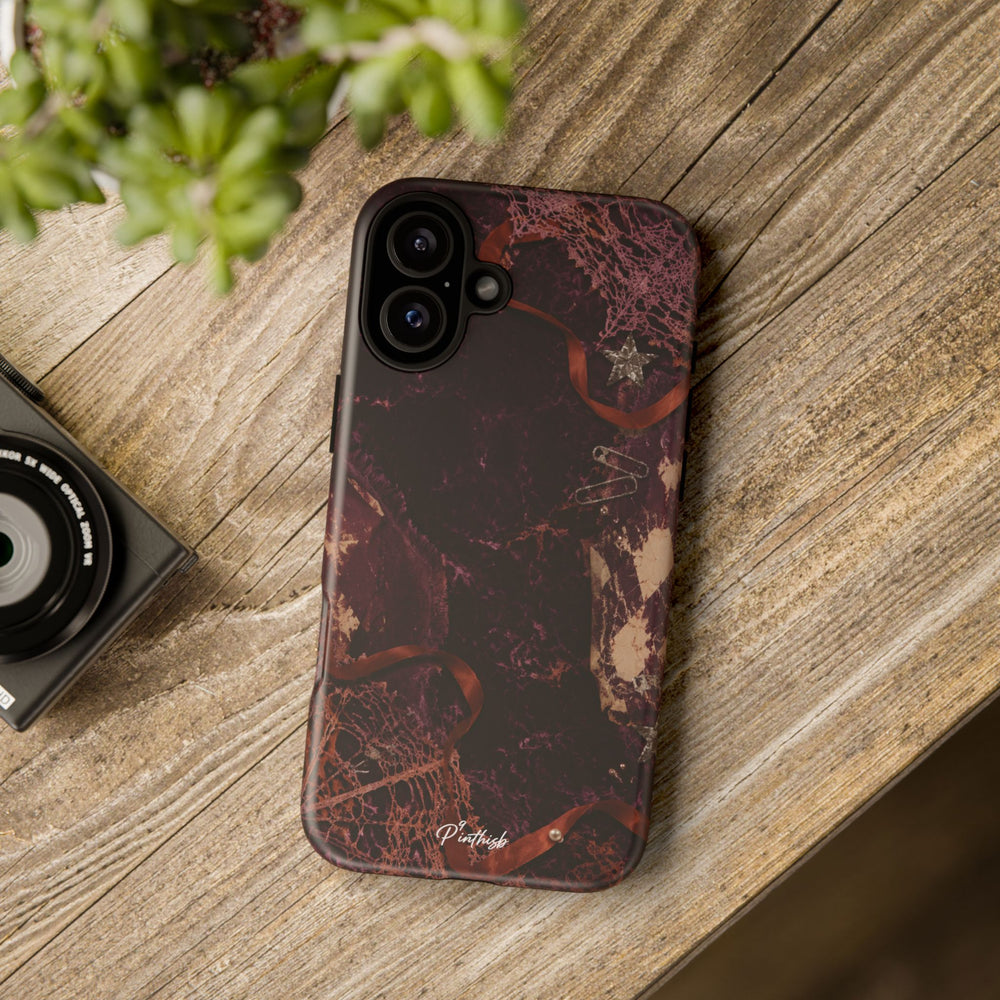 Dark Maroon Vintage Tough Case