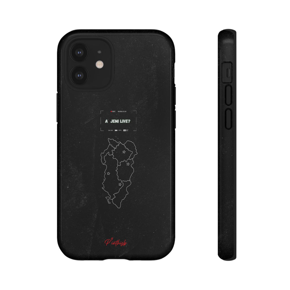 "A jemi live?" Tough Phone Case