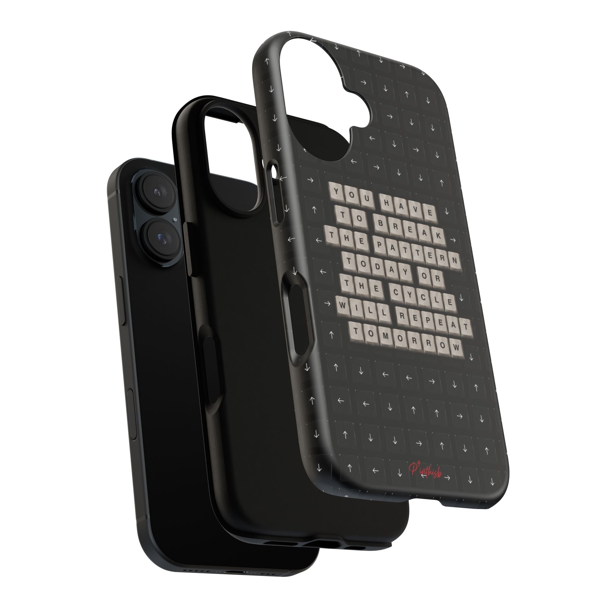 "Break the pattern" Keyboard Tough Case