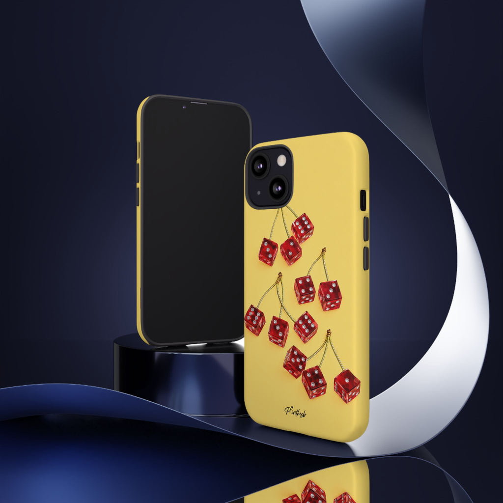 Cherry Dice Tough Phone Case