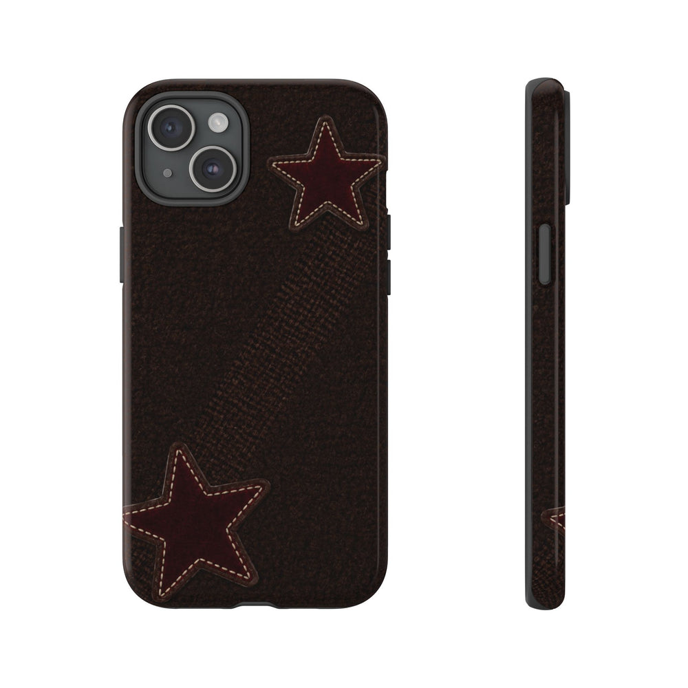 Rustic Stitched Star Phone Case