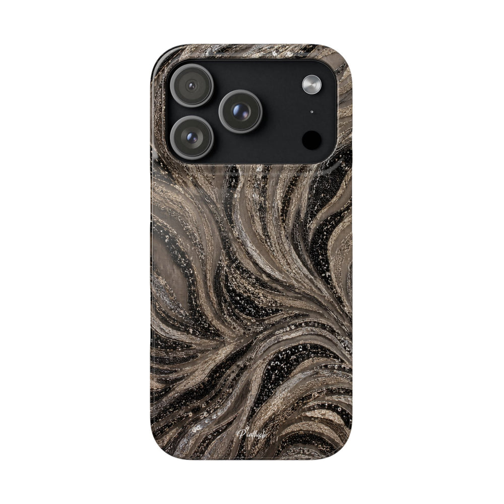 Neutral Swirl Protective Snap Case
