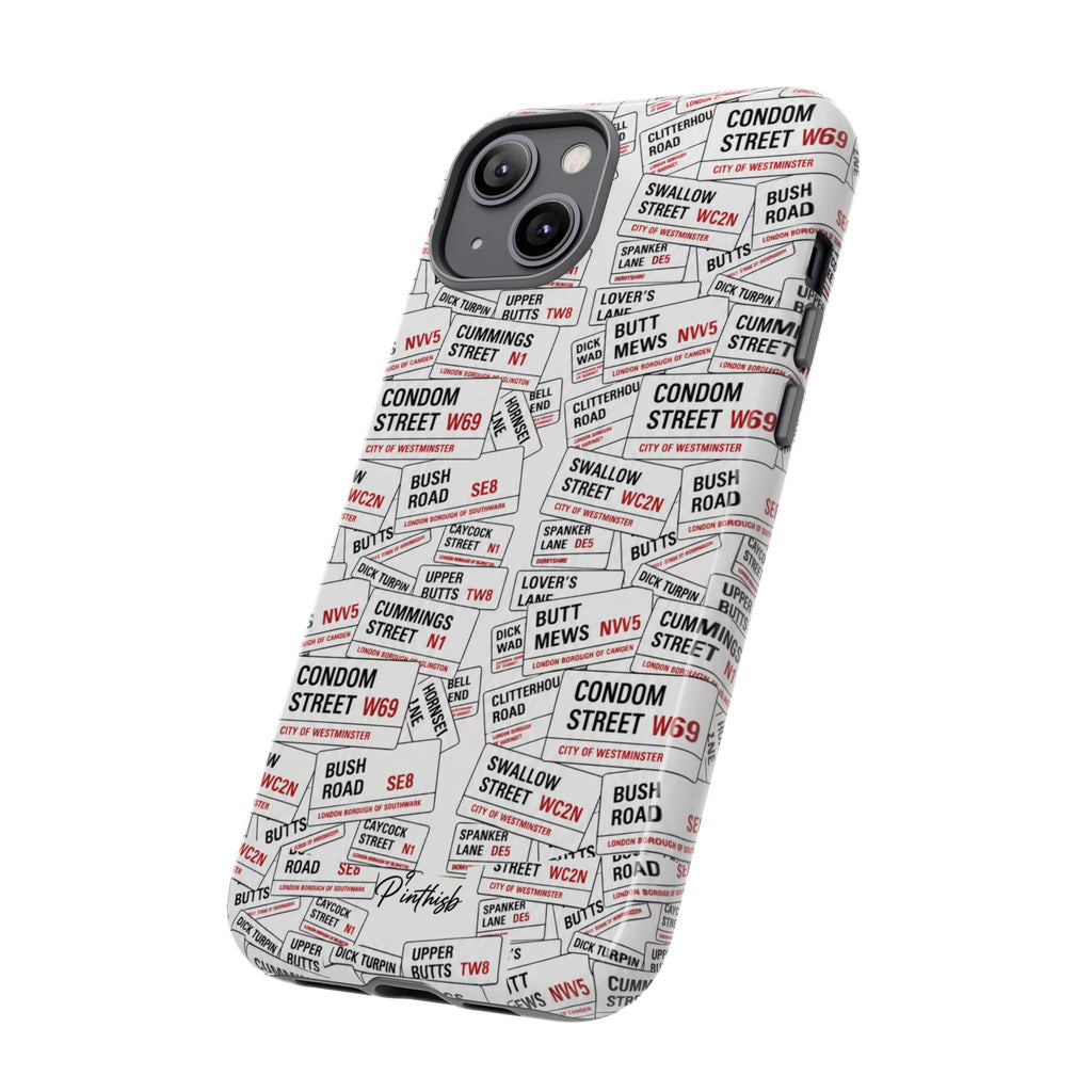 Cheeky London Street Signs Phone Case