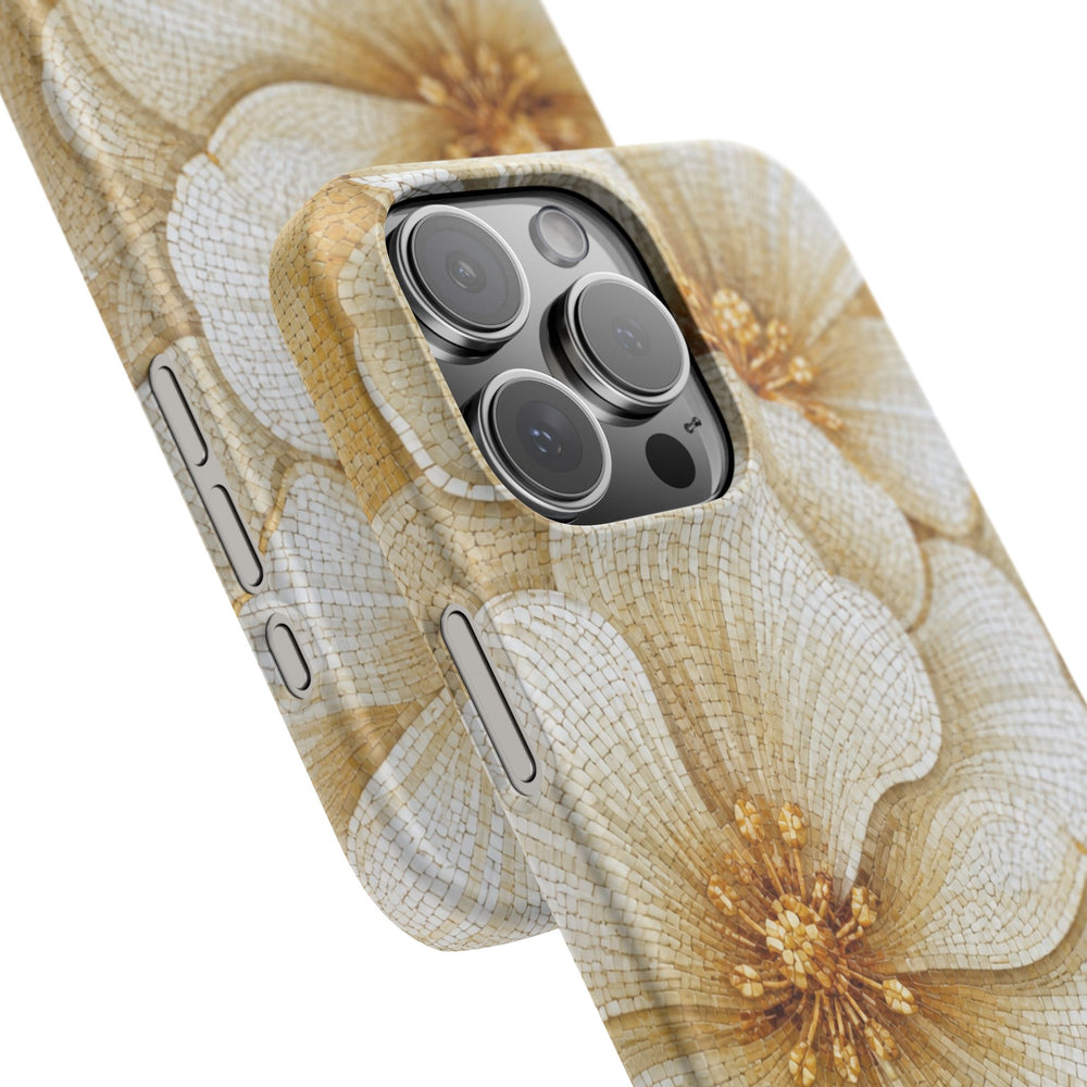 Floral Gold Bloom Snap Case