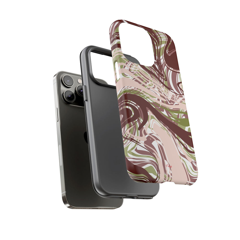 Abstract Marbled Tough Phone Case