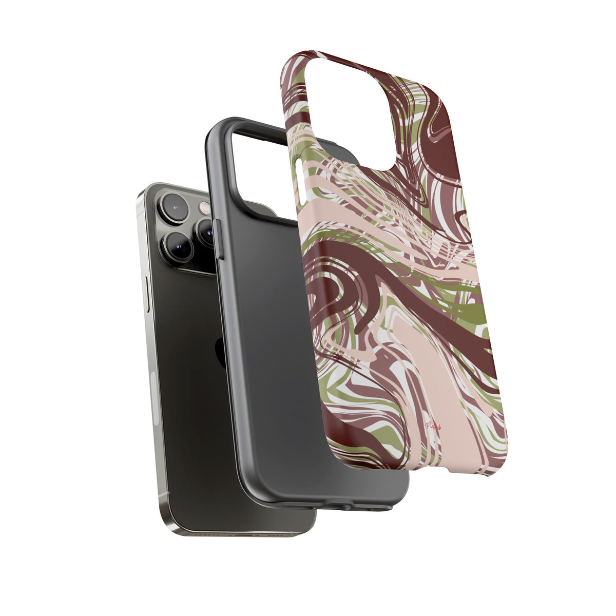 Abstract Marbled Tough Phone Case