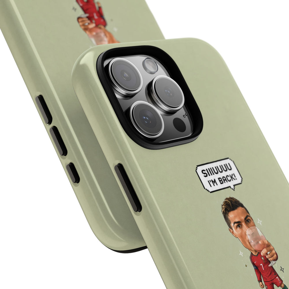 "SIIUUU, I'M BACK" CR7 Tough Phone Case