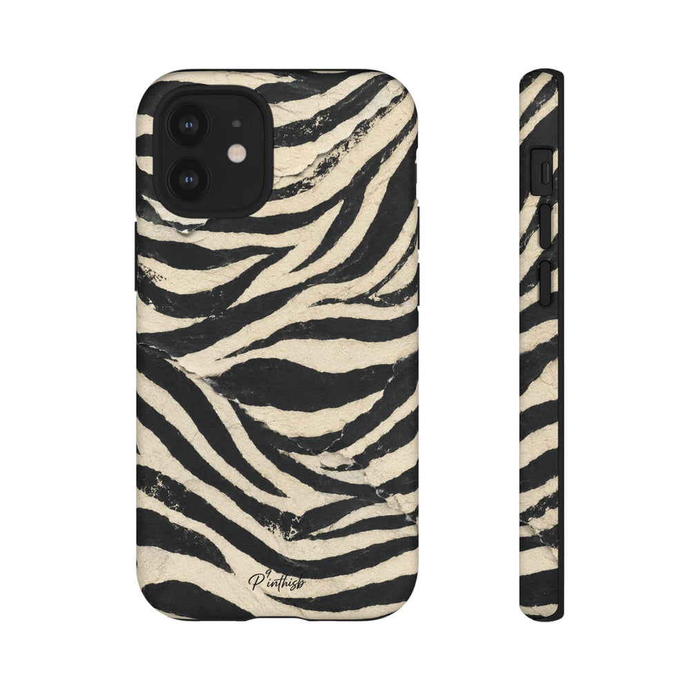 Zebra Stripe Tough Phone Case