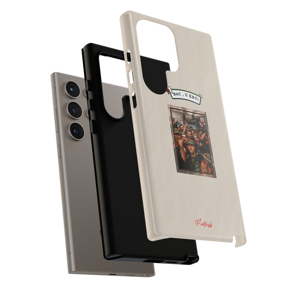 "BAC, U KRY!" Albanian Tough Phone Case