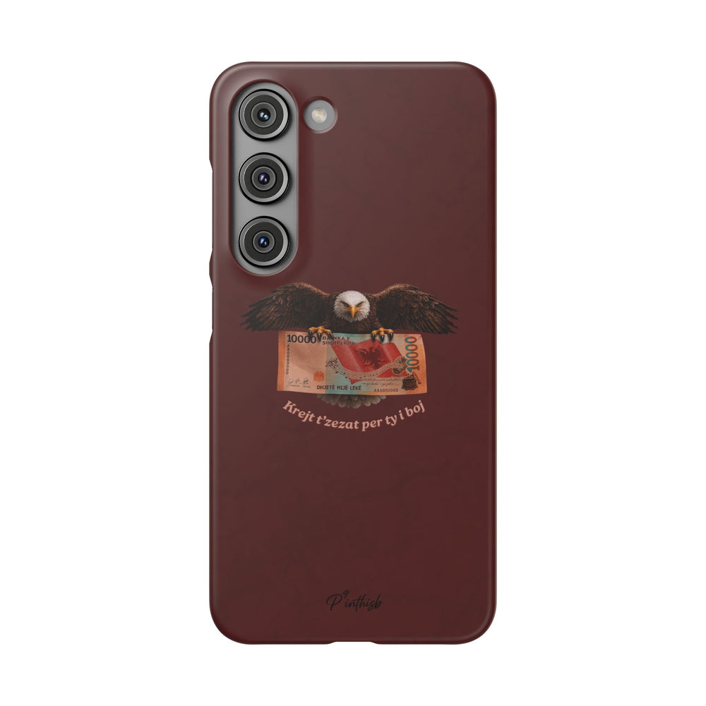 "Krejt t'zezat per ty i boj" Snap Case