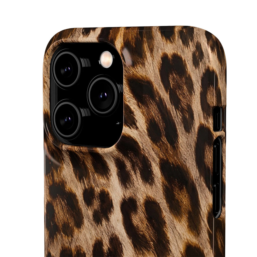 Leopard Print Snap Phone Case