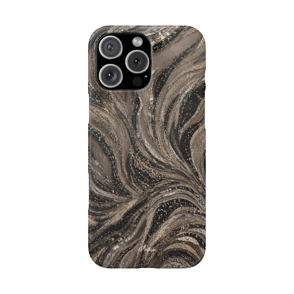 Neutral Swirl Protective Snap Case