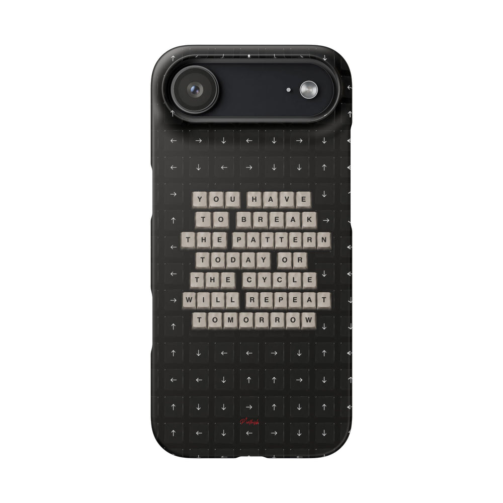 "Break the pattern" Keyboard Snap Case