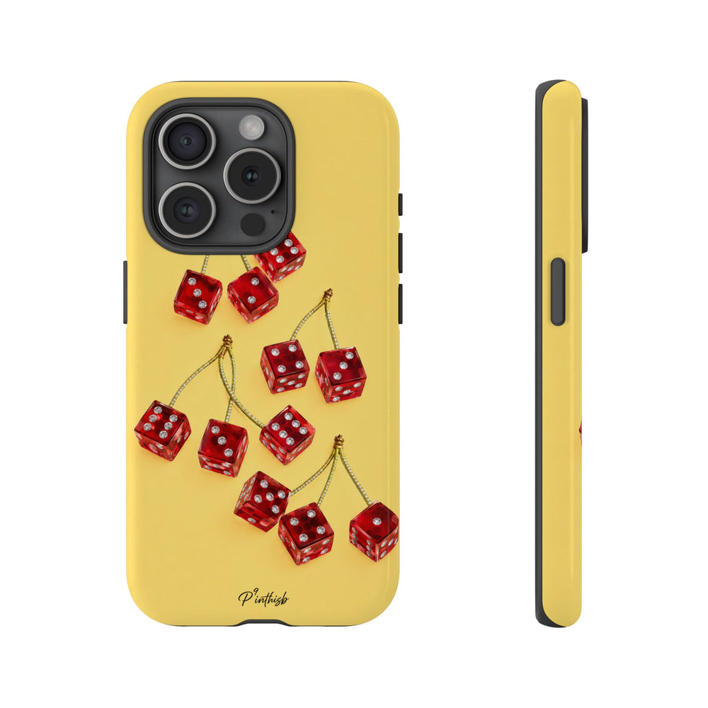 Cherry Dice Tough Phone Case