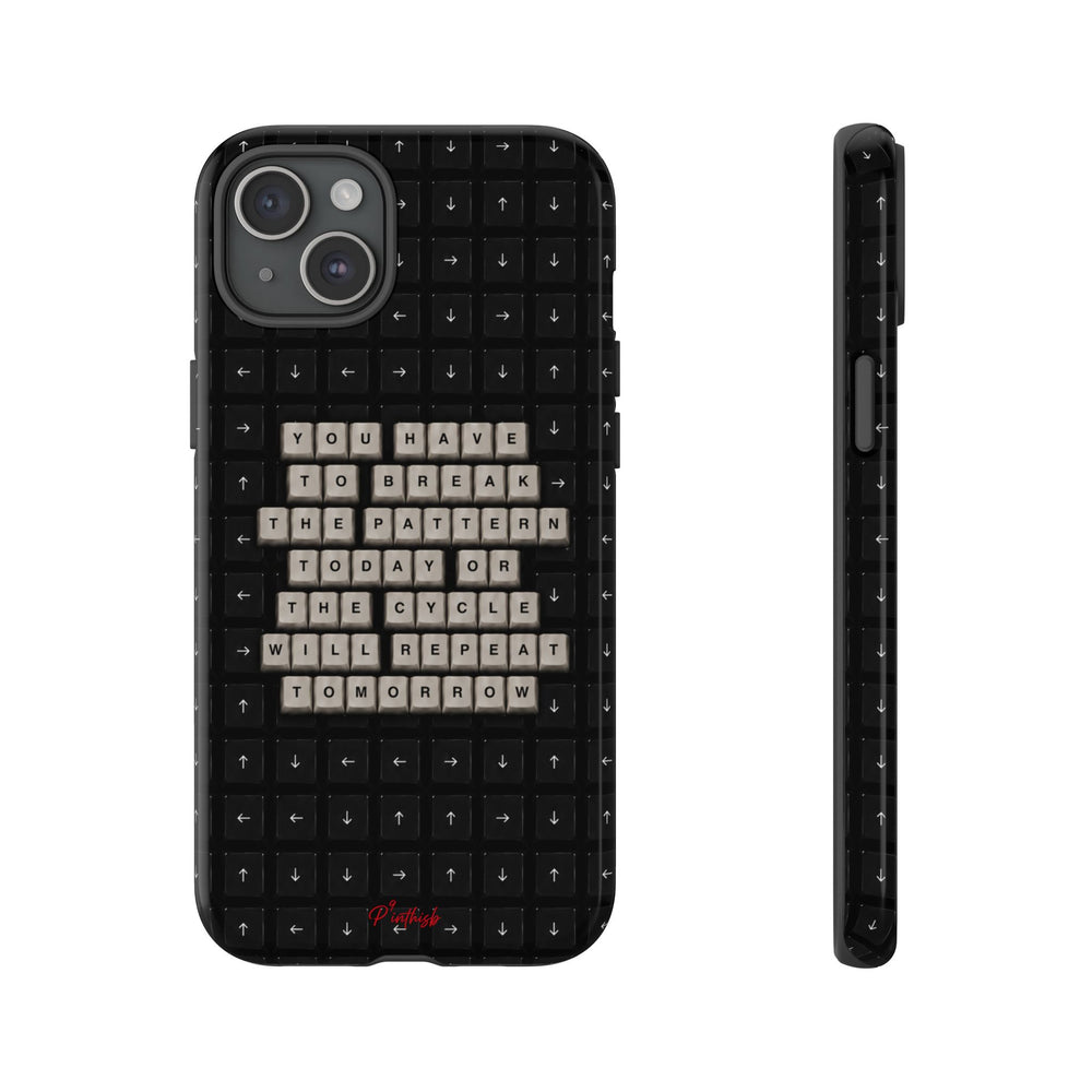 "Break the pattern" Keyboard Tough Case