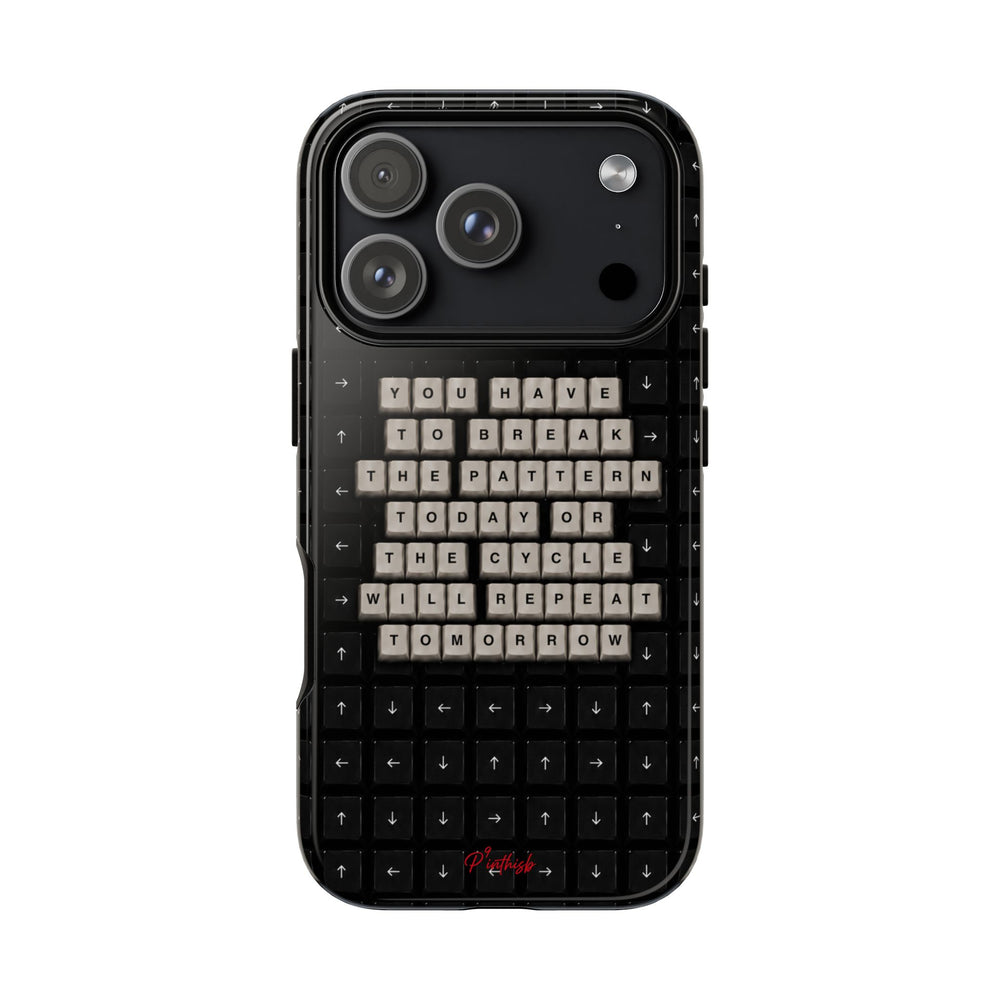 "Break the pattern" Keyboard Tough Case