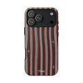 Retro Red & Cream with Star Accents Phone Case