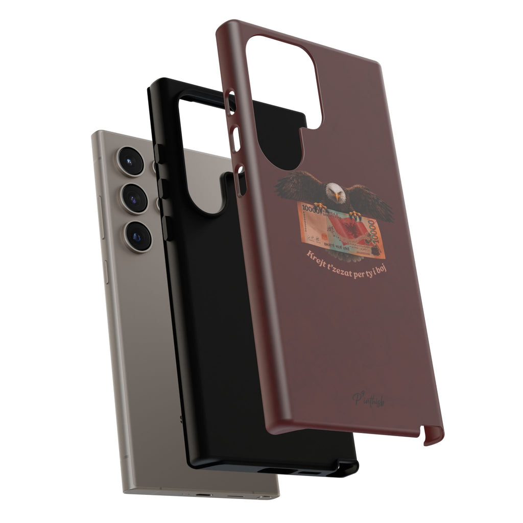 "Krejt t'zezat për ty i boj" Albanian Tough Phone Case