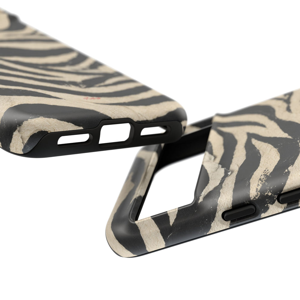 Wavy Peach & Mauve Tough Case