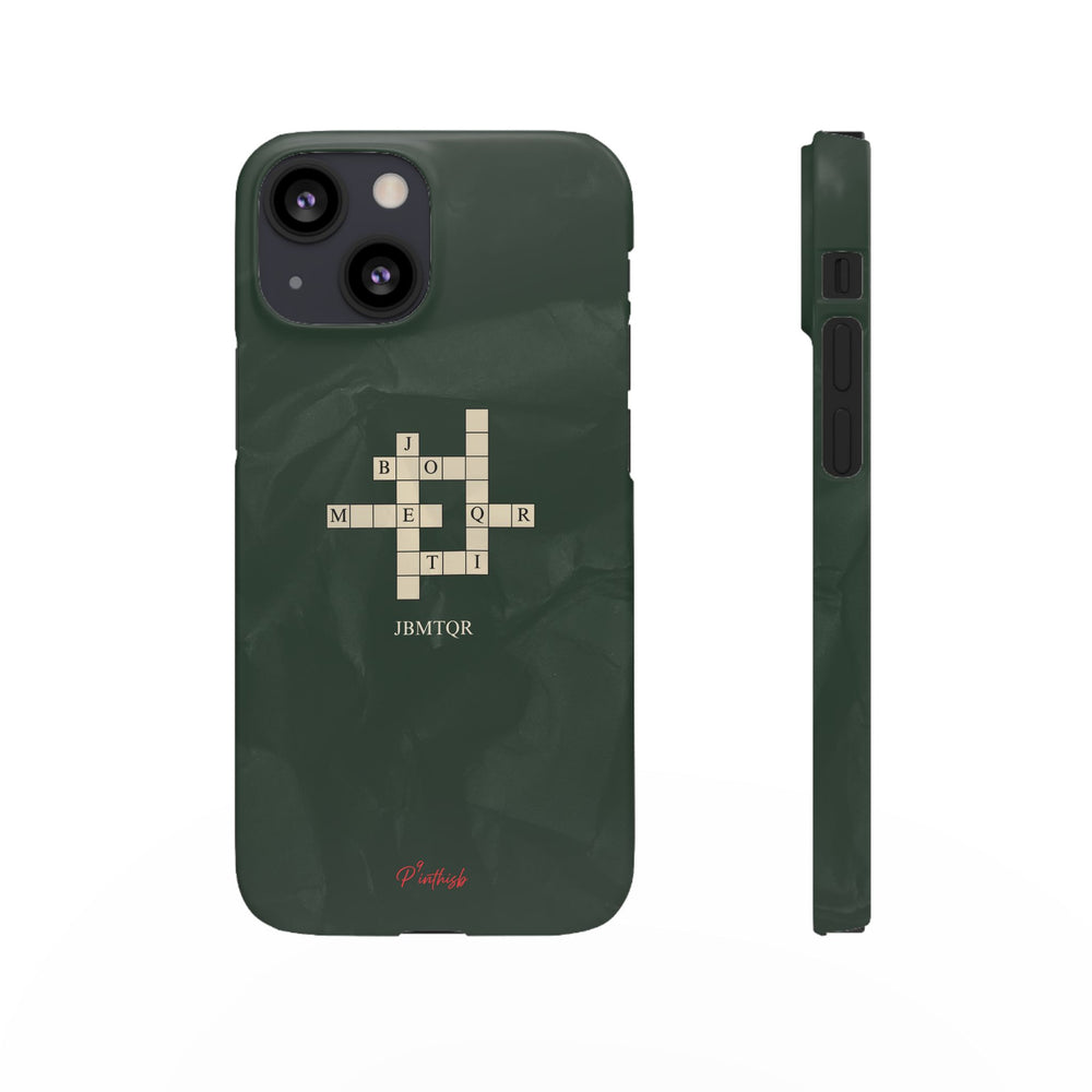 "JBMTQR crossword" Snap Phone Case