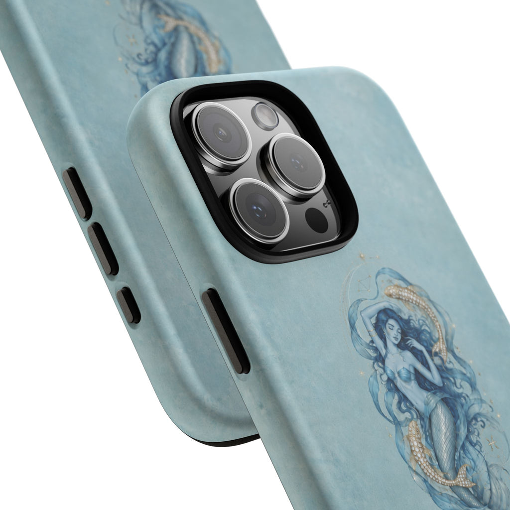 Pisces Zodiac Glitter Phone Case