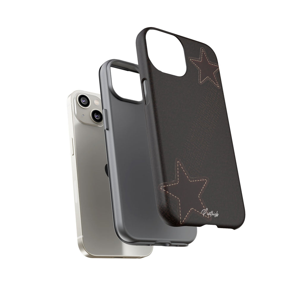 Rustic Stitched Star Phone Case