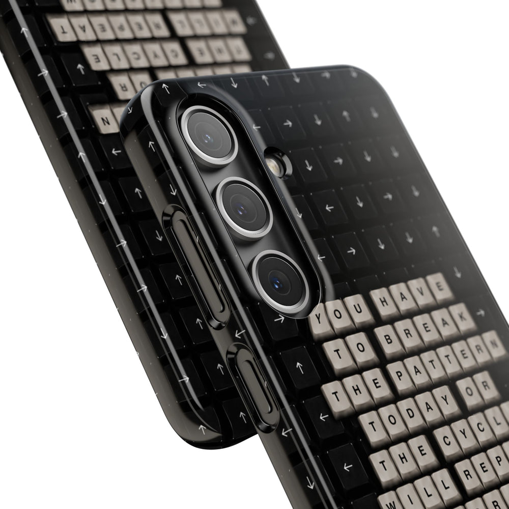 "Break the pattern" Keyboard Snap Case