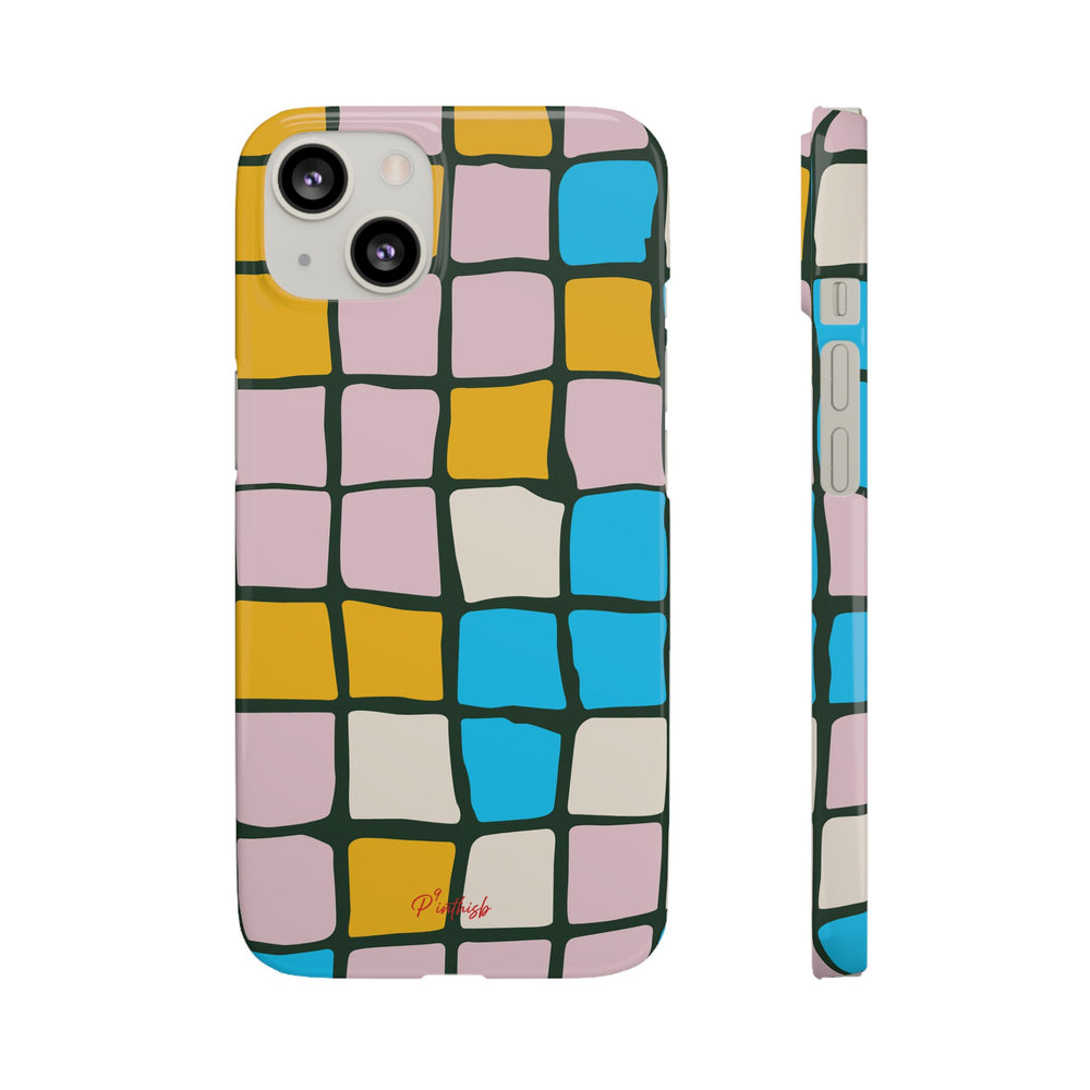 Color Grid Snap Phone Case