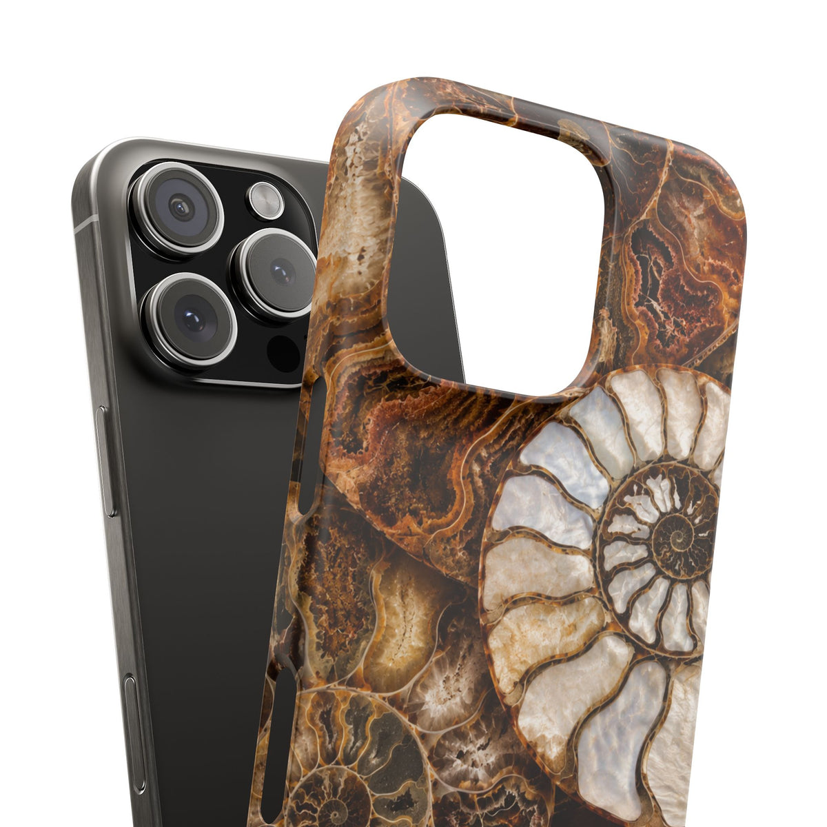 Nautilus Fossil Snap Case