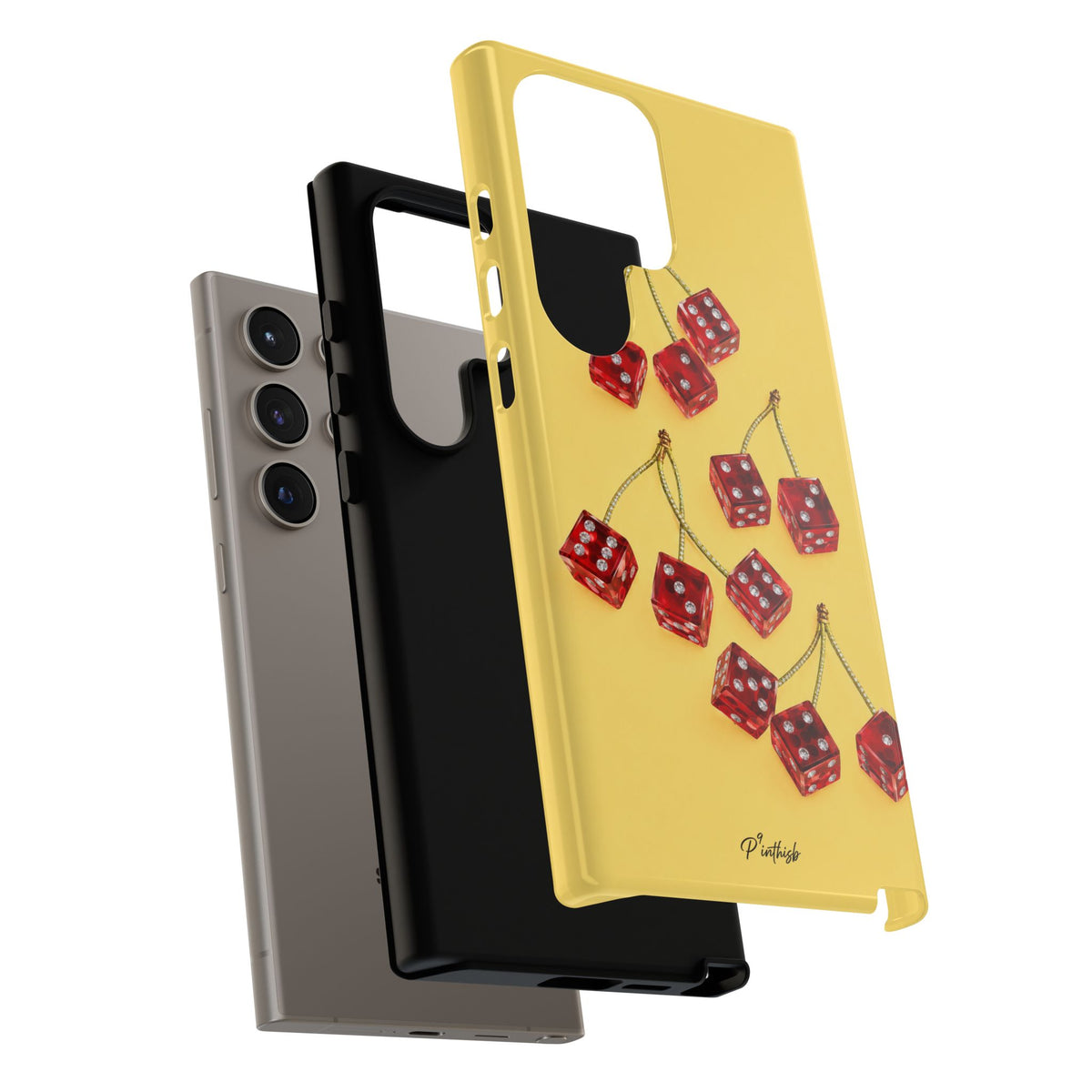 Cherry Dice Tough Phone Case