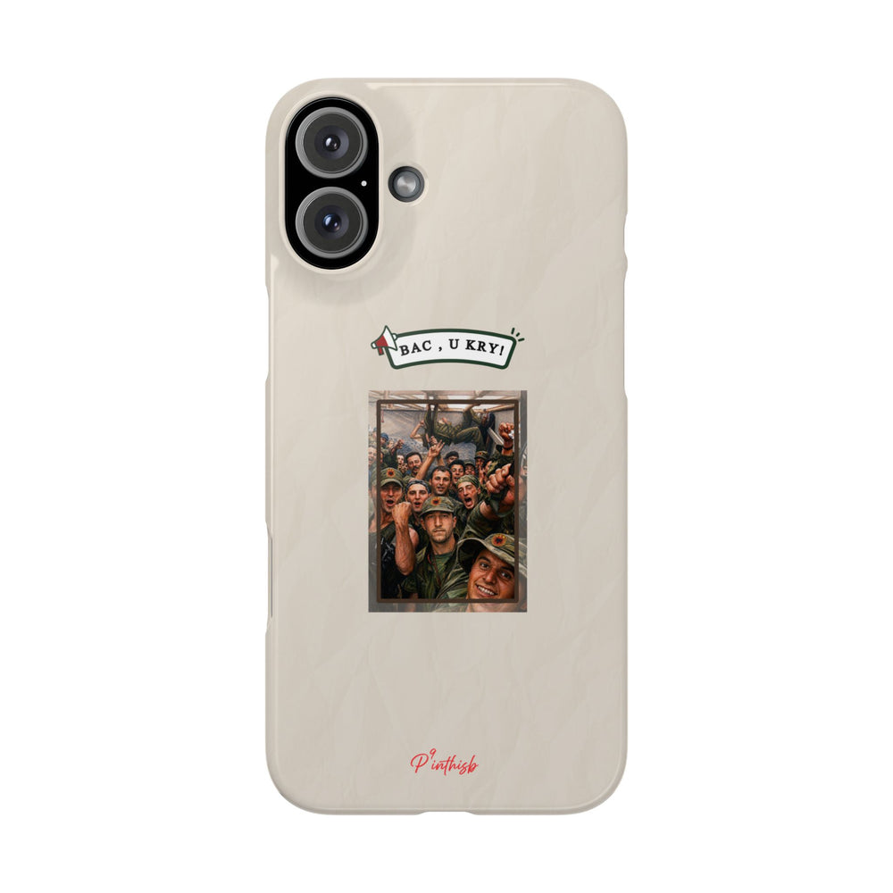 "BAC, U KRY!" Snap Case