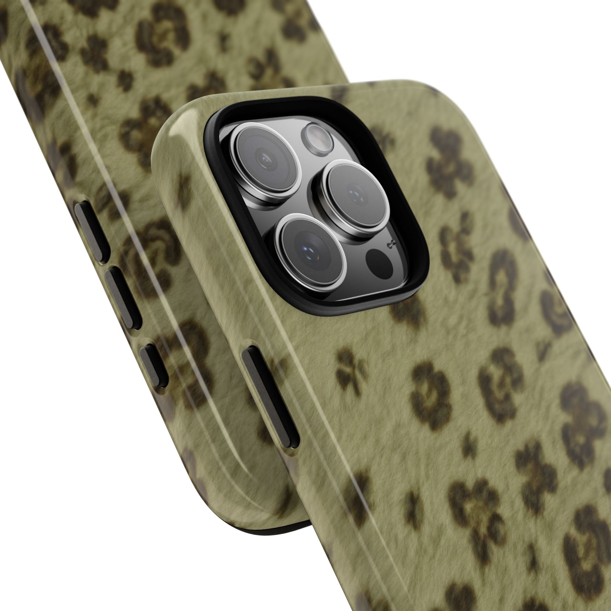 Olive Leopard Print Tough Case