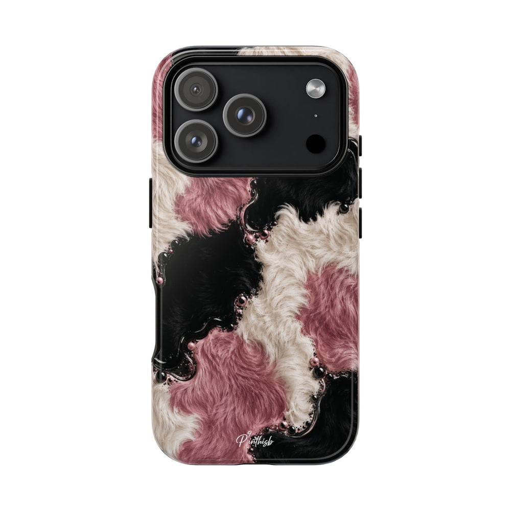 Cow Print Swirl Tough Case