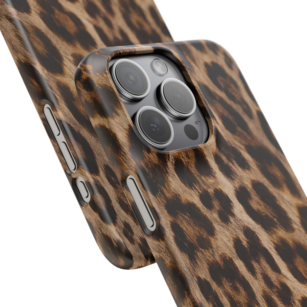 Leopard Print Snap Phone Case