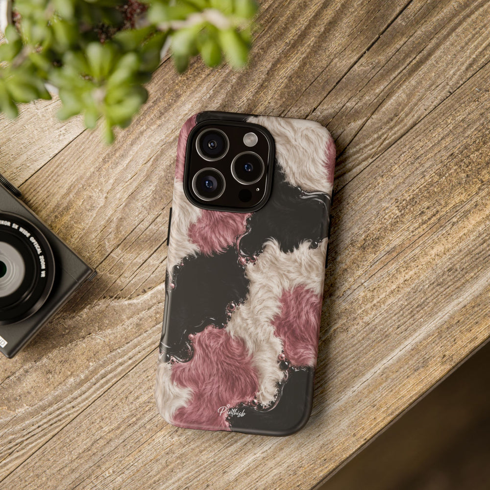 Cow Print Swirl Tough Case